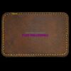 Faux Leather Engravable Patch - Round-Corner Rectangular Thumbnail