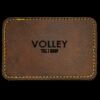 Faux Leather Engravable Patch - Round-Corner Rectangular Thumbnail