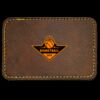 Faux Leather Engravable Patch - Round-Corner Rectangular Thumbnail