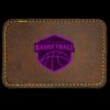 Faux Leather Engravable Patch - Round-Corner Rectangular Thumbnail