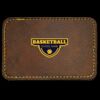 Faux Leather Engravable Patch - Round-Corner Rectangular Thumbnail