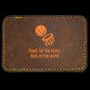 Faux Leather Engravable Patch - Round-Corner Rectangular Thumbnail