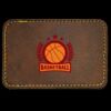 Faux Leather Engravable Patch - Round-Corner Rectangular Thumbnail