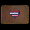 Faux Leather Engravable Patch - Round-Corner Rectangular Thumbnail