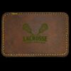 Faux Leather Engravable Patch - Round-Corner Rectangular Thumbnail