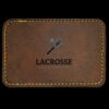 Faux Leather Engravable Patch - Round-Corner Rectangular Thumbnail