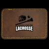 Faux Leather Engravable Patch - Round-Corner Rectangular Thumbnail