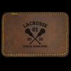 Faux Leather Engravable Patch - Round-Corner Rectangular Thumbnail