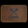 Faux Leather Engravable Patch - Round-Corner Rectangular Thumbnail