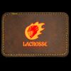 Faux Leather Engravable Patch - Round-Corner Rectangular Thumbnail