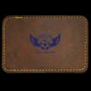 Faux Leather Engravable Patch - Round-Corner Rectangular Thumbnail