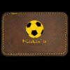 Faux Leather Engravable Patch - Round-Corner Rectangular Thumbnail