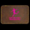 Faux Leather Engravable Patch - Round-Corner Rectangular Thumbnail