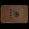 Faux Leather Engravable Patch - Round-Corner Rectangular Thumbnail