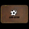 Faux Leather Engravable Patch - Round-Corner Rectangular Thumbnail
