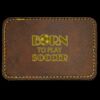 Faux Leather Engravable Patch - Round-Corner Rectangular Thumbnail
