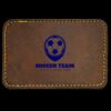 Faux Leather Engravable Patch - Round-Corner Rectangular Thumbnail