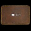 Faux Leather Engravable Patch - Round-Corner Rectangular Thumbnail