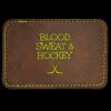Faux Leather Engravable Patch - Round-Corner Rectangular Thumbnail