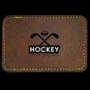 Faux Leather Engravable Patch - Round-Corner Rectangular Thumbnail
