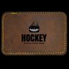 Faux Leather Engravable Patch - Round-Corner Rectangular Thumbnail