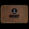 Faux Leather Engravable Patch - Round-Corner Rectangular Thumbnail