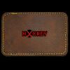 Faux Leather Engravable Patch - Round-Corner Rectangular Thumbnail
