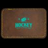 Faux Leather Engravable Patch - Round-Corner Rectangular Thumbnail