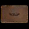 Faux Leather Engravable Patch - Round-Corner Rectangular Thumbnail