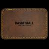 Faux Leather Engravable Patch - Round-Corner Rectangular Thumbnail
