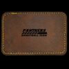 Faux Leather Engravable Patch - Round-Corner Rectangular Thumbnail