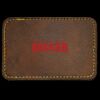 Faux Leather Engravable Patch - Round-Corner Rectangular Thumbnail