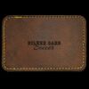 Faux Leather Engravable Patch - Round-Corner Rectangular Thumbnail