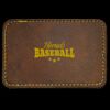 Faux Leather Engravable Patch - Round-Corner Rectangular Thumbnail