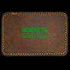 Faux Leather Engravable Patch - Round-Corner Rectangular Thumbnail