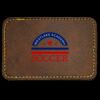 Faux Leather Engravable Patch - Round-Corner Rectangular Thumbnail
