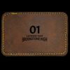Faux Leather Engravable Patch - Round-Corner Rectangular Thumbnail