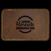Faux Leather Engravable Patch - Round-Corner Rectangular Thumbnail