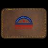 Faux Leather Engravable Patch - Round-Corner Rectangular Thumbnail
