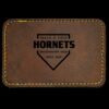 Faux Leather Engravable Patch - Round-Corner Rectangular Thumbnail