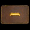Faux Leather Engravable Patch - Round-Corner Rectangular Thumbnail