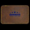 Faux Leather Engravable Patch - Round-Corner Rectangular Thumbnail