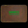 Faux Leather Engravable Patch - Round-Corner Rectangular Thumbnail