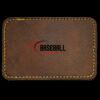 Faux Leather Engravable Patch - Round-Corner Rectangular Thumbnail