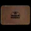 Faux Leather Engravable Patch - Round-Corner Rectangular Thumbnail