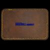 Faux Leather Engravable Patch - Round-Corner Rectangular Thumbnail
