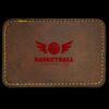 Faux Leather Engravable Patch - Round-Corner Rectangular Thumbnail