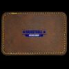 Faux Leather Engravable Patch - Round-Corner Rectangular Thumbnail