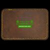Faux Leather Engravable Patch - Round-Corner Rectangular Thumbnail