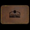 Faux Leather Engravable Patch - Round-Corner Rectangular Thumbnail